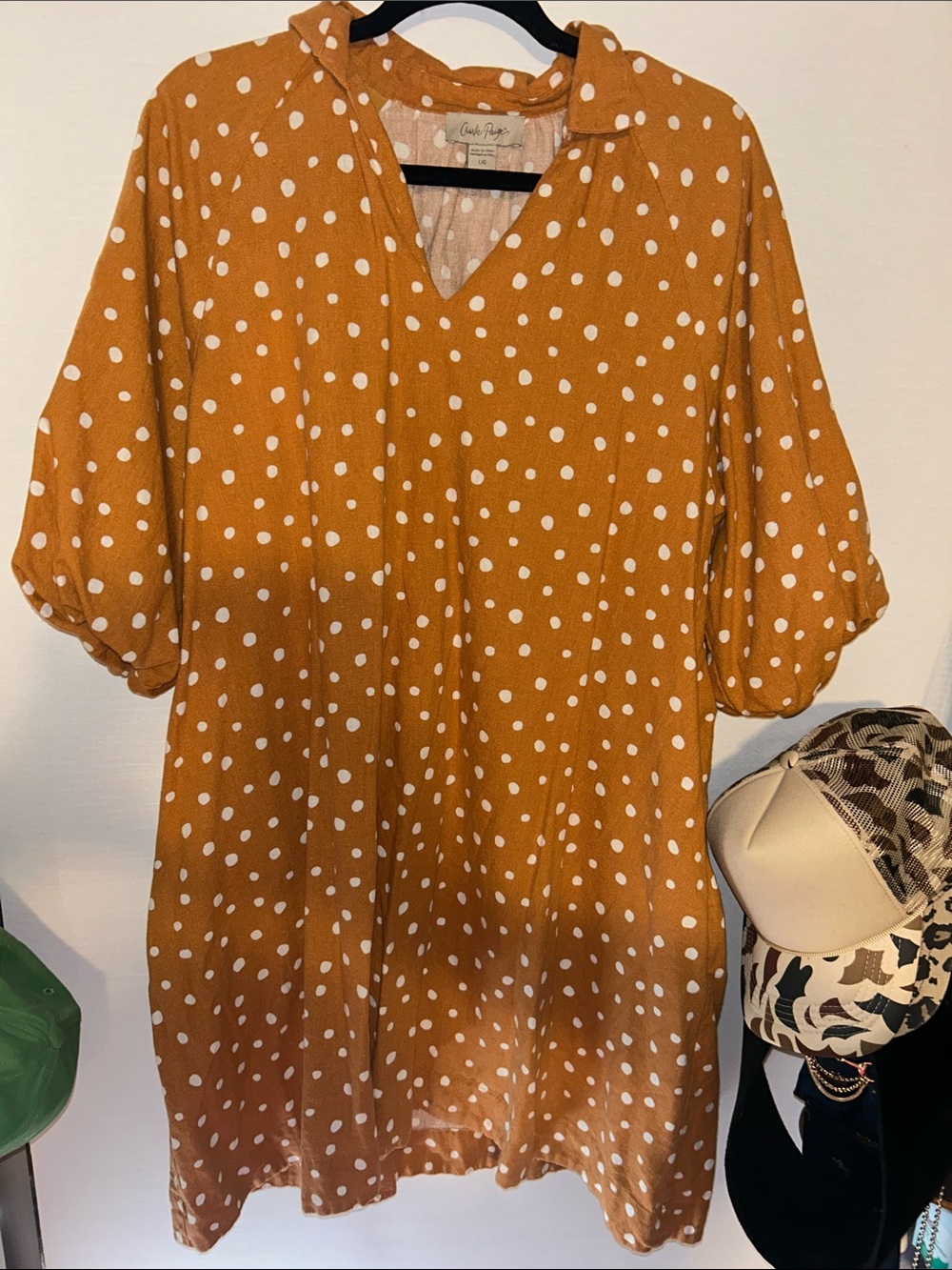Midi length dress